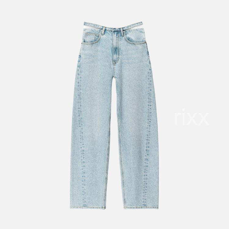 알렉산더왕 디태치드 웨이스트밴드 벌룬 데님 진