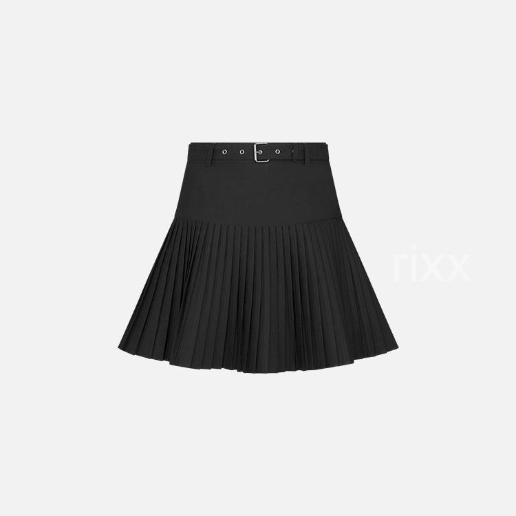 디올 플리츠 미니 스커트