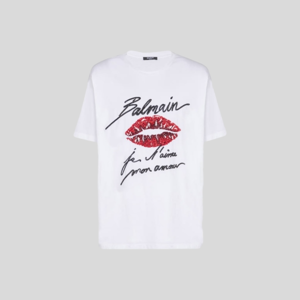 발망 kiss 자수 반팔(2color)