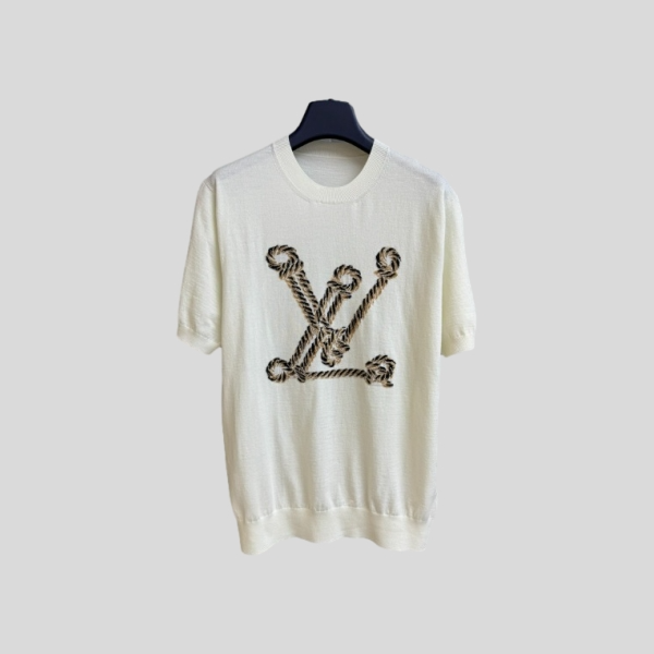 루이비통 로프 니트 반팔(2color)